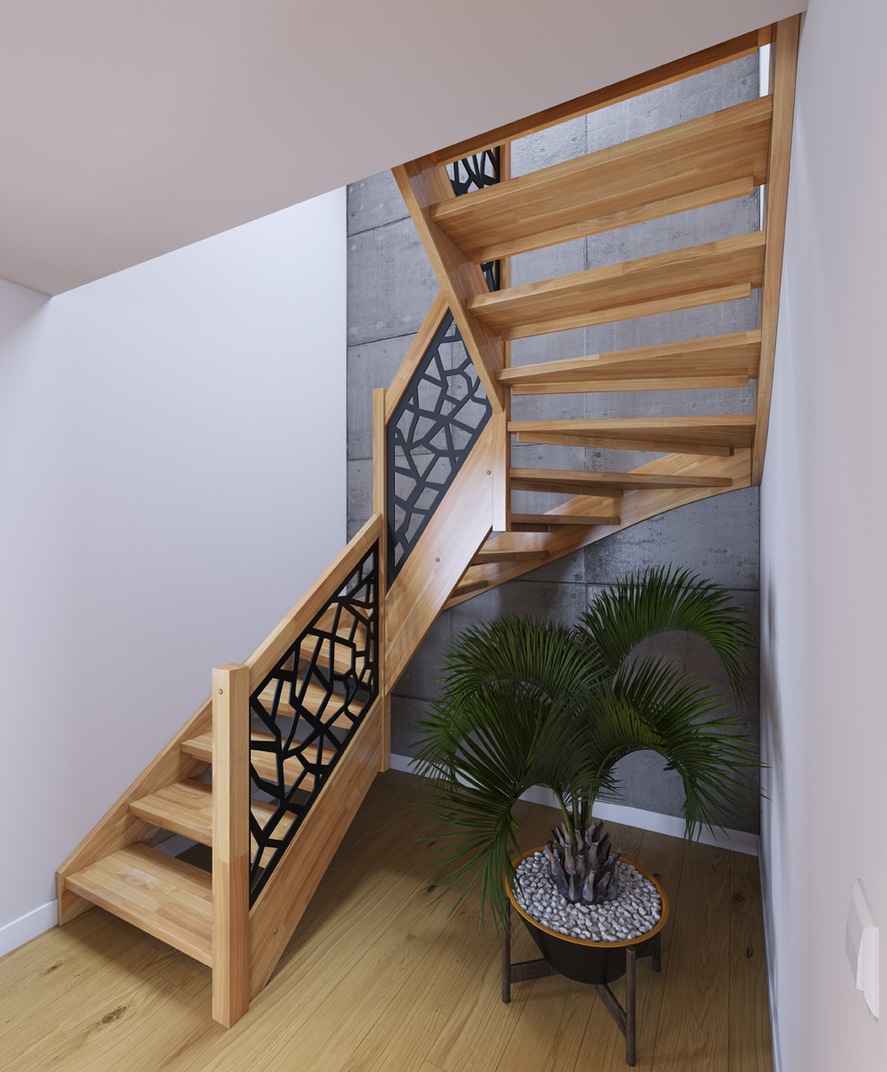 W22 Stringer stairs - Chudziński Stairs