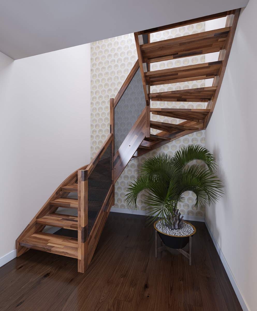 W23 Stringer stairs - Chudziński Stairs