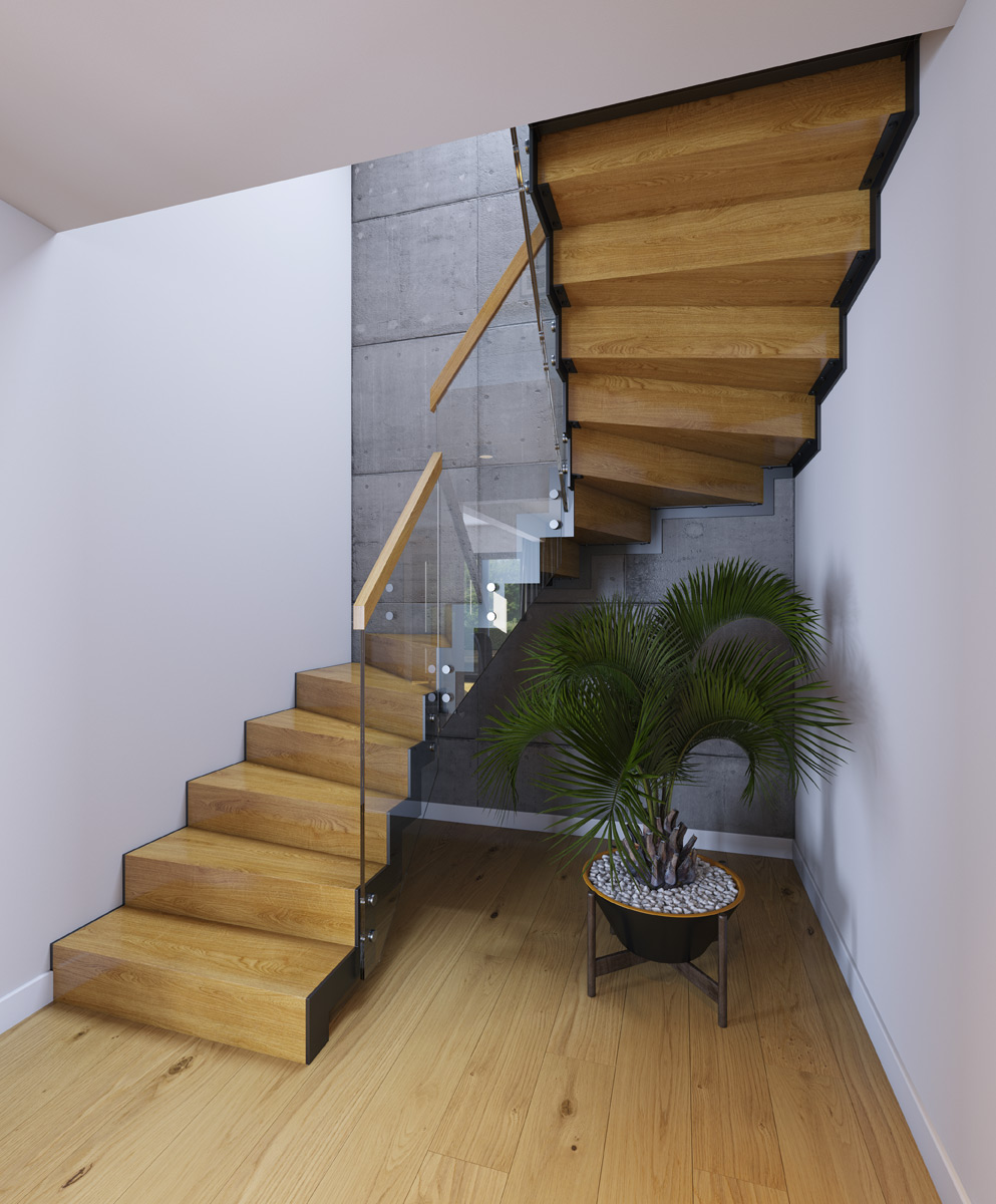 W32 Stairs on metal construction - Chudzinski Stairs